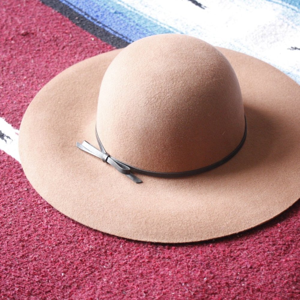 Soft Brown Wool Hat